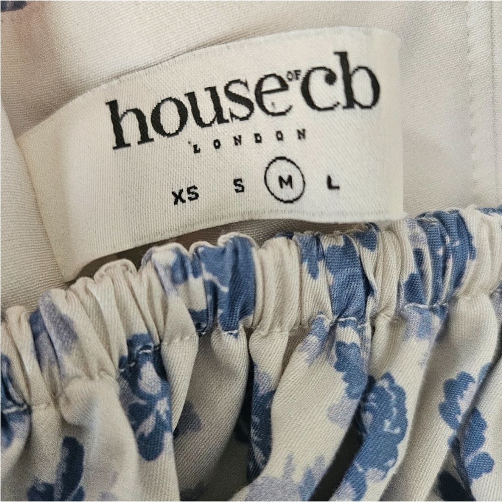 House of CB Tallulah blue/white dress - Picture 2 of 6
